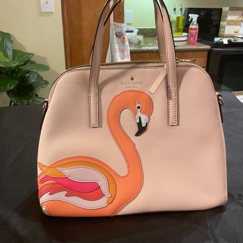 Kate spade flamingo purse